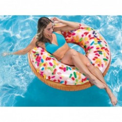 Pływające koło - Pączek Donut z posypką 114cm