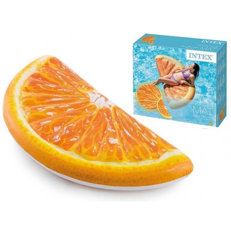Materac Pływający 1-osobowy Pomarańcza