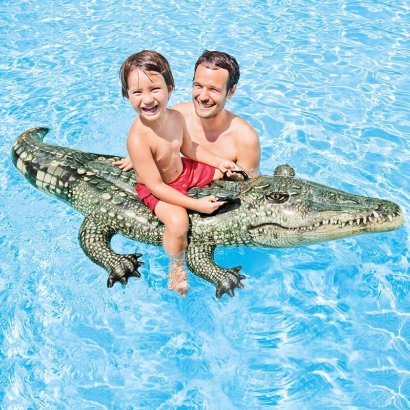 Pływający Dmuchany Krokodyl Aligator do basenu